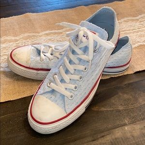 Super cute Converse sneakers.  US size 8